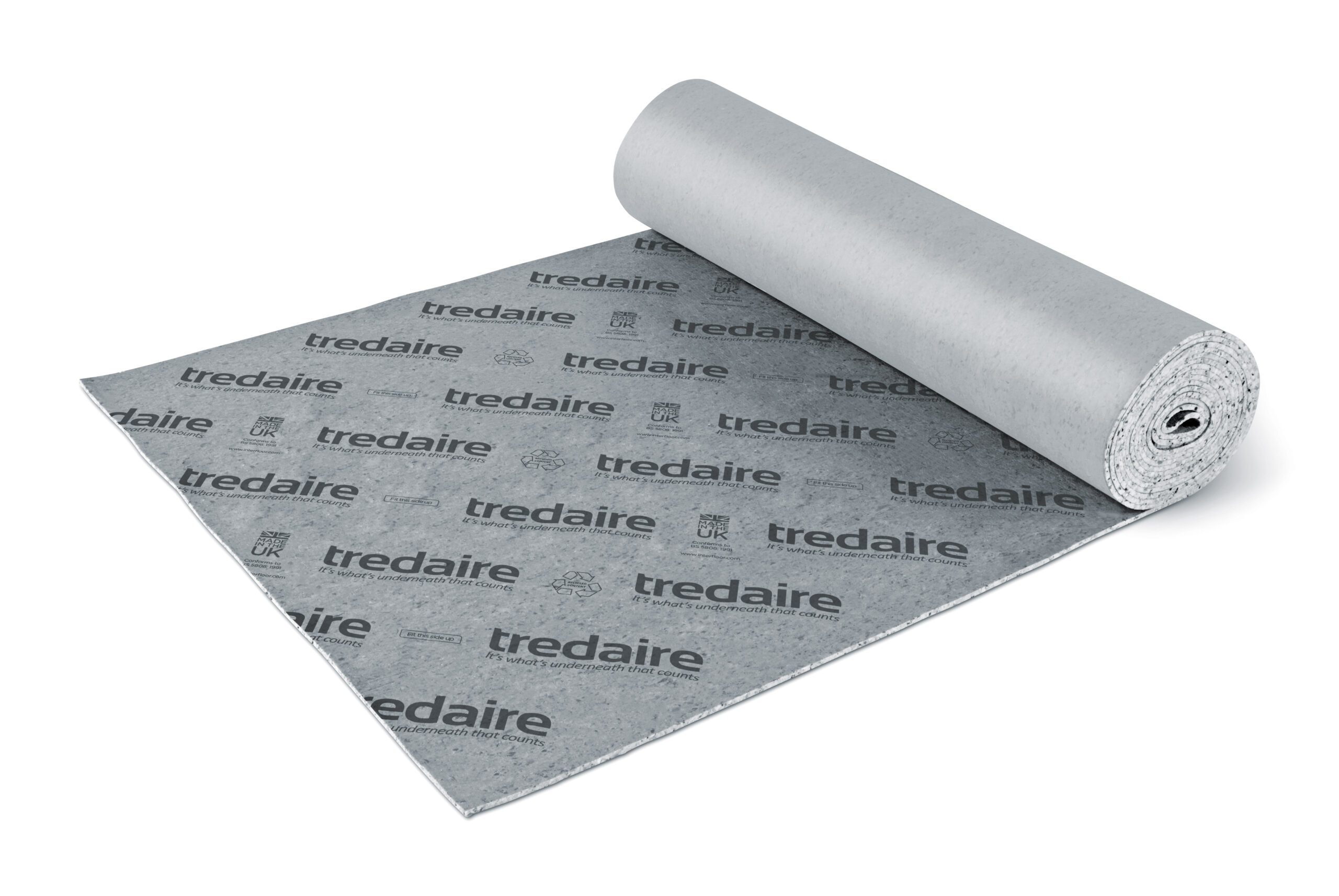 Tredaire Titanium Underlay for stretch fit and double stick - Interfloor
